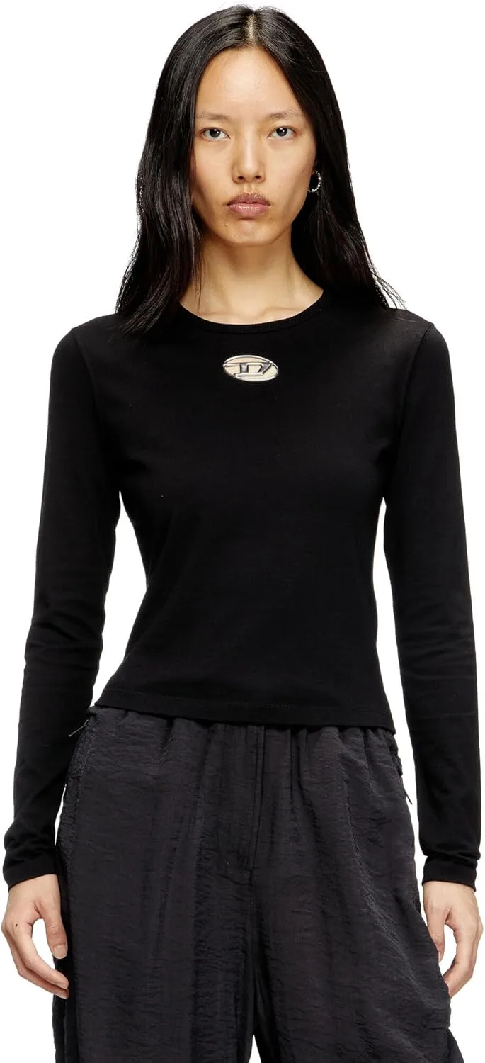 

Diesel Women's Long Sleeve Top T-UNCUTIE-LS-OD