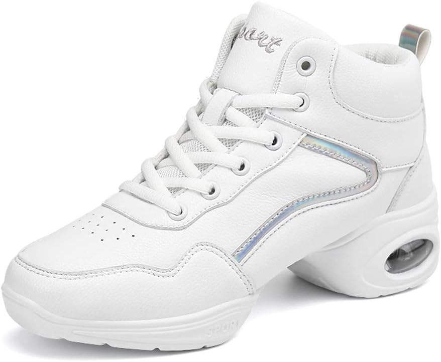 

Кроссовки для танцев DKZSYIM для мужчин и женщин Boost/Mодерн-джаз/Бальные выступления, спортивные танцевальные кроссовки, модель B51/B52/B53, белый