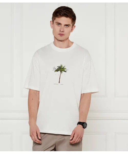 

Футболка duwom Relaxed fit Hugo, бежевый