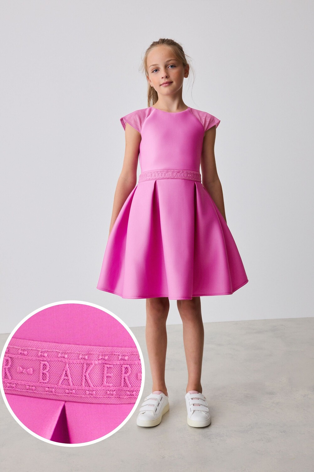 

Сетчатое платье акваланг Baker By Ted Baker, фиолетовый