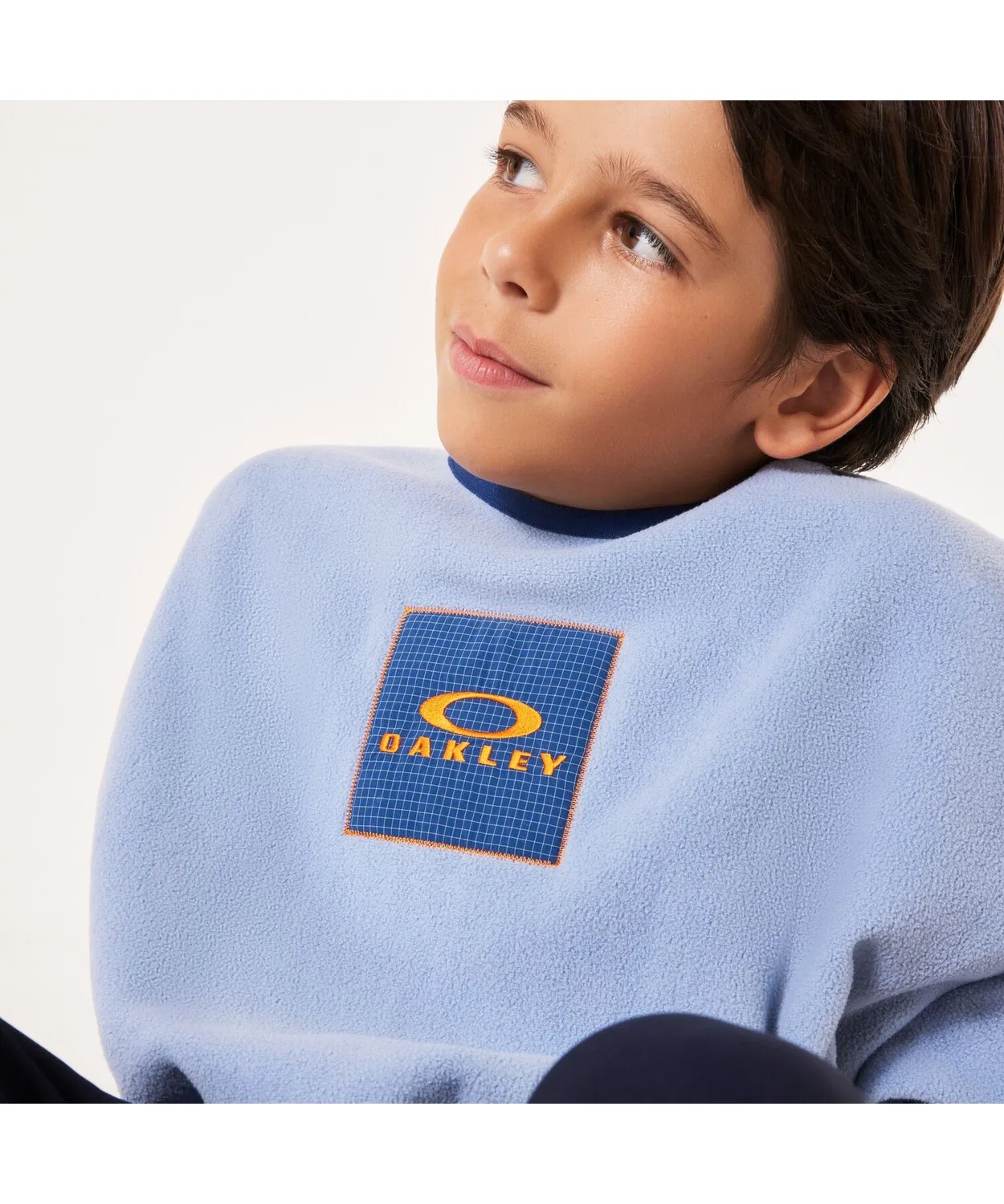 Флисовая кофта OAKLEY YTR Micro Fleece Crew 8.0, детская, полиэстер, синий
