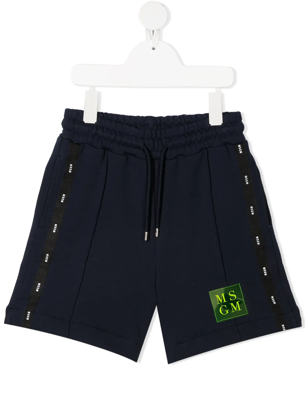 

Шорты с логотипом MSGM Kids, синий