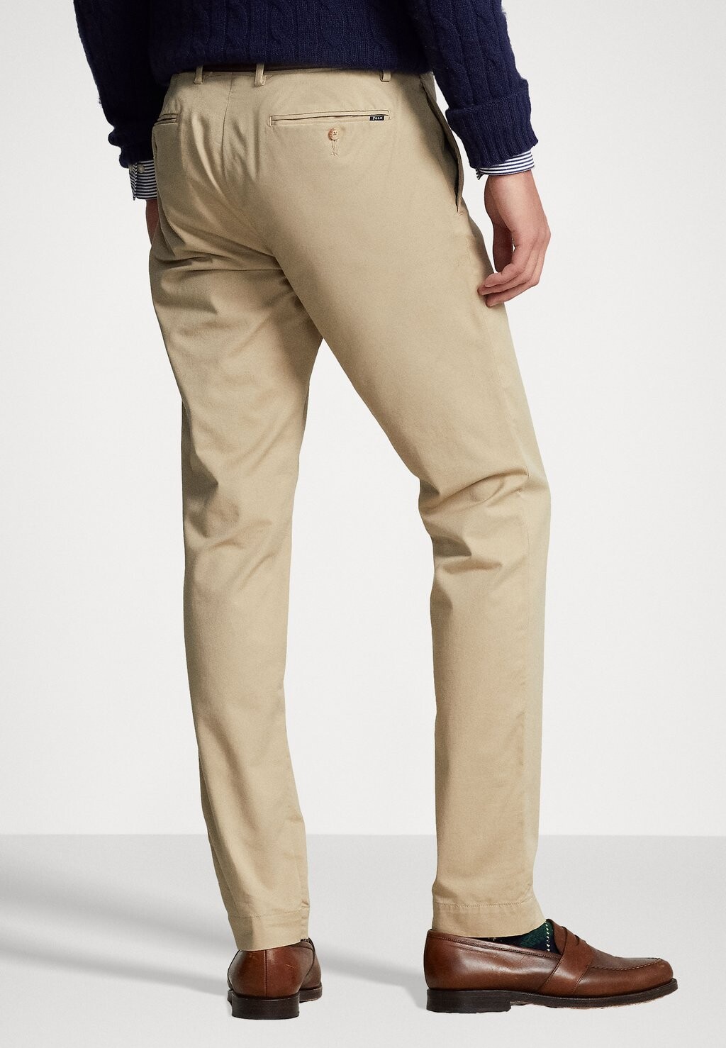 Чиносы Flat Pant Polo Ralph Lauren, цвет classic khaki — фото 3