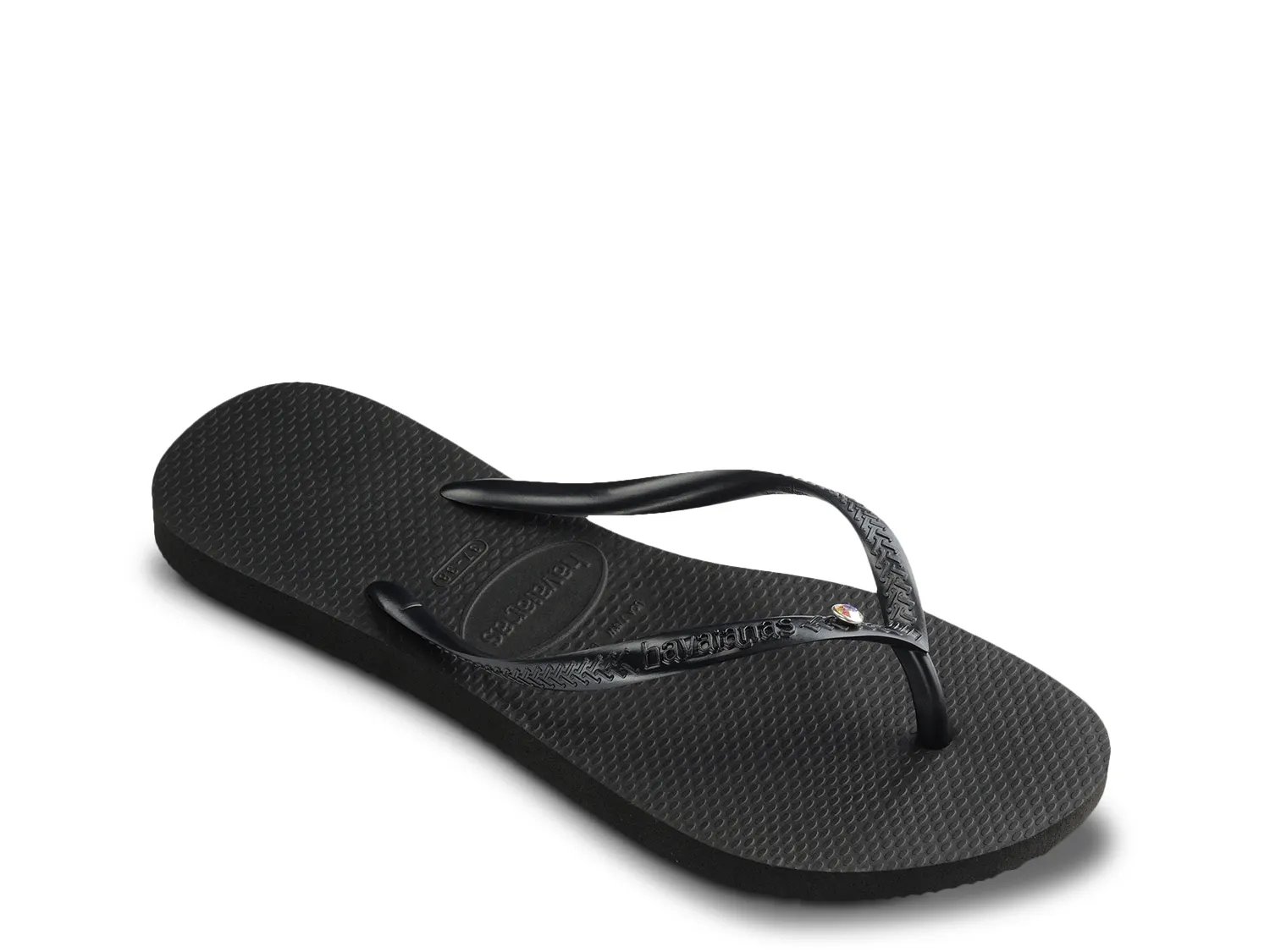 Сандалии Havaianas Slim Crystal SW II Flip Flop - Women's, черный