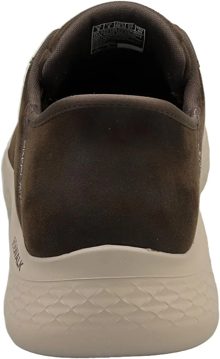 Мужские кроссовки Skechers Slip Ins Go Walk Flex Trainers, коричневый — фото 4
