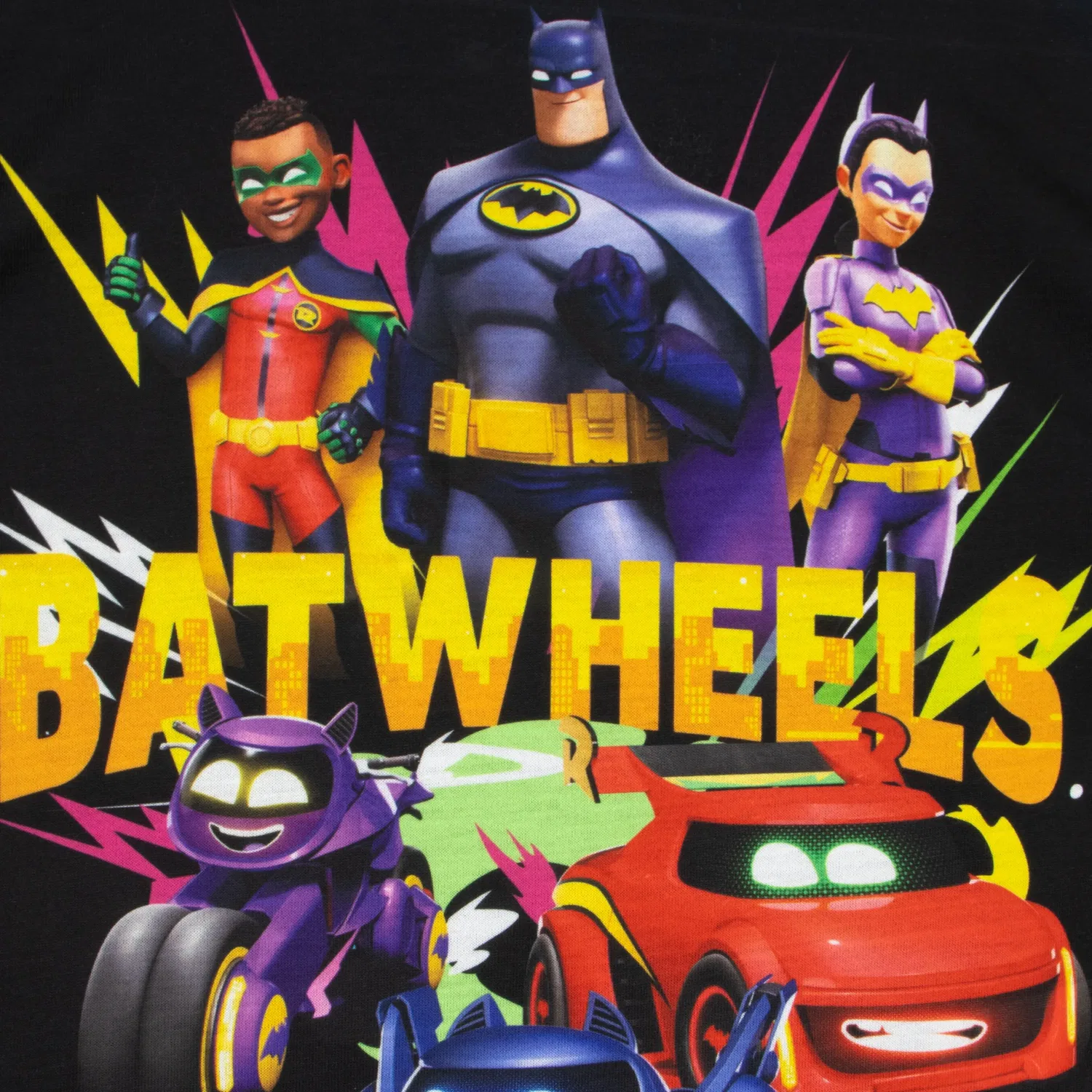 Пижама для мальчиков Batwheels DC Comics, фиолетовый — фото 3