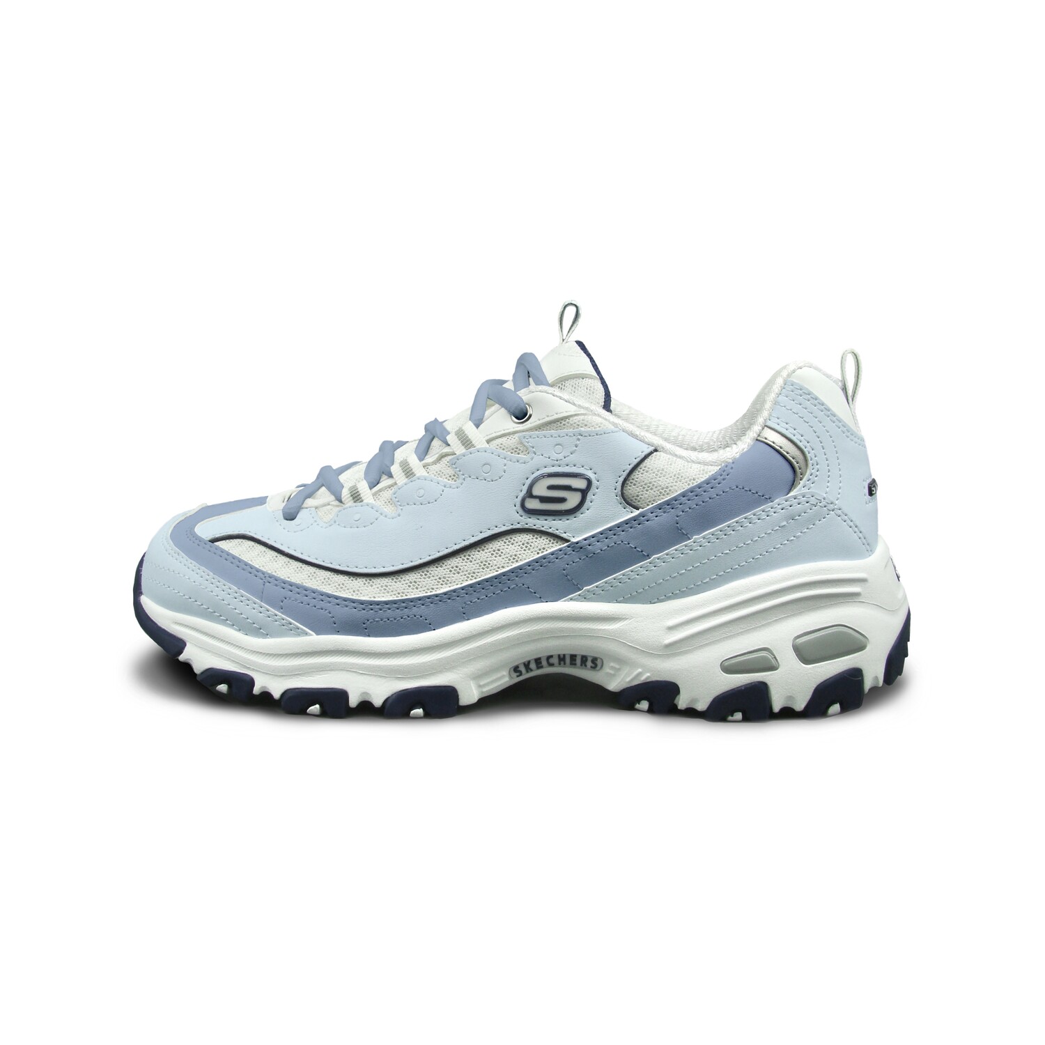 

Кроссовки Skechers D"Lites 1.0 Chunky Sneakers Women's Low-top Light Blue/White, голубой, Синий, Кроссовки Skechers D"Lites 1.0 Chunky Sneakers Women's Low-top Light Blue/White, голубой