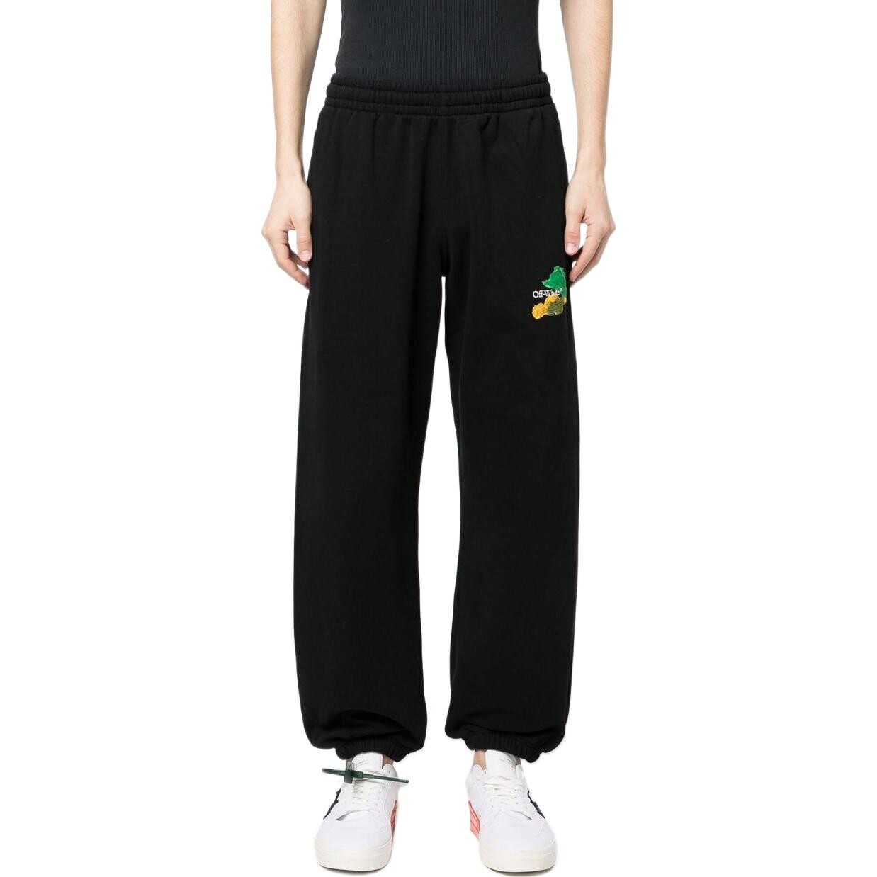 Штаны спортивные Off-White Brush Arrows мужские, черный — фото 2