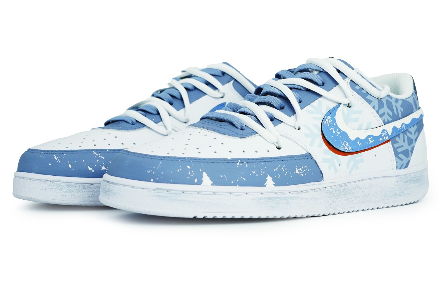 Мужские кроссовки для скейтбординга Nike Court Vision 1, The first snow of winter — фото 3