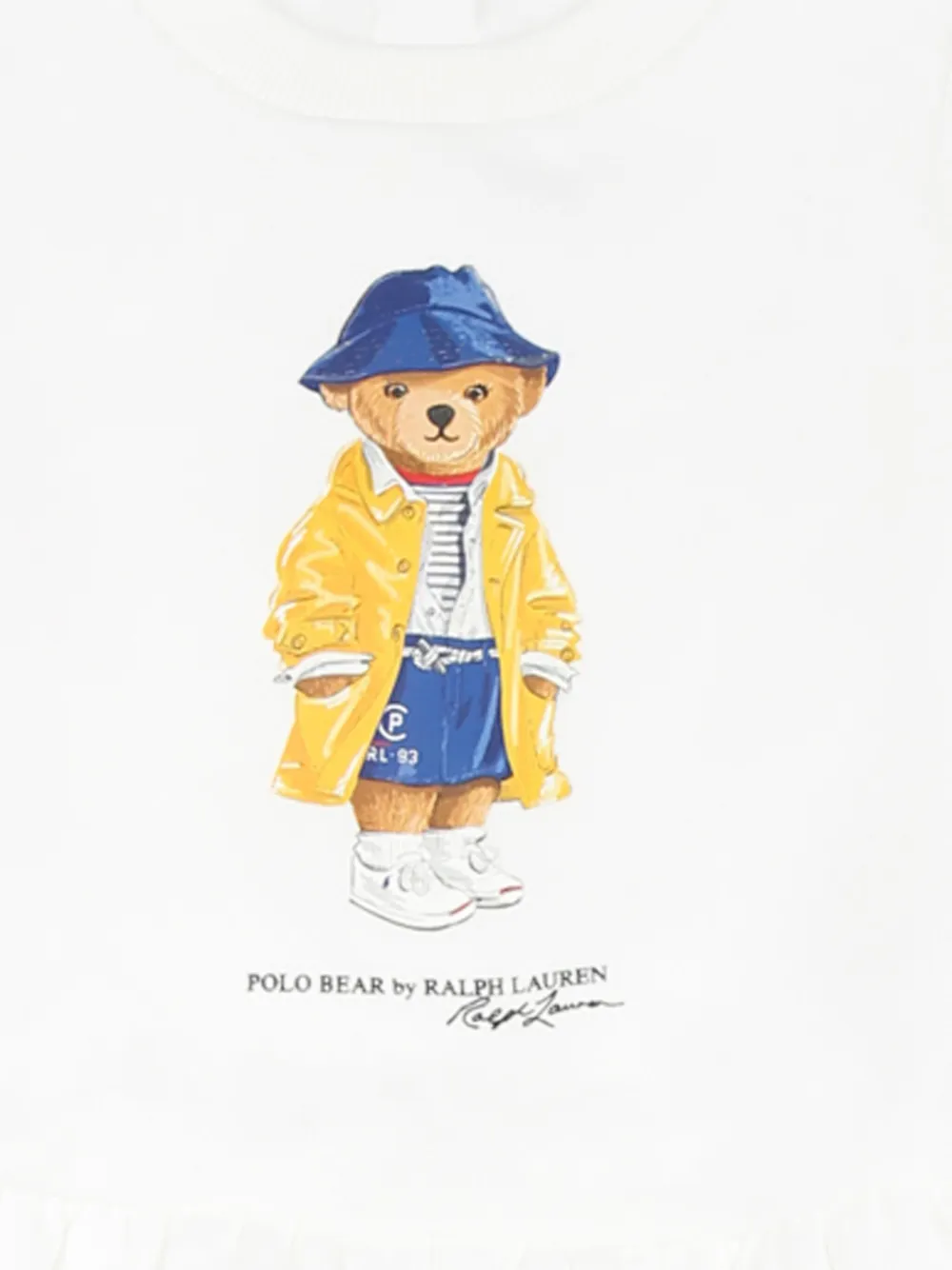 Комплект из топа и брюк с принтом Polo Bear POLO RALPH LAUREN KIDS, синий — фото 3