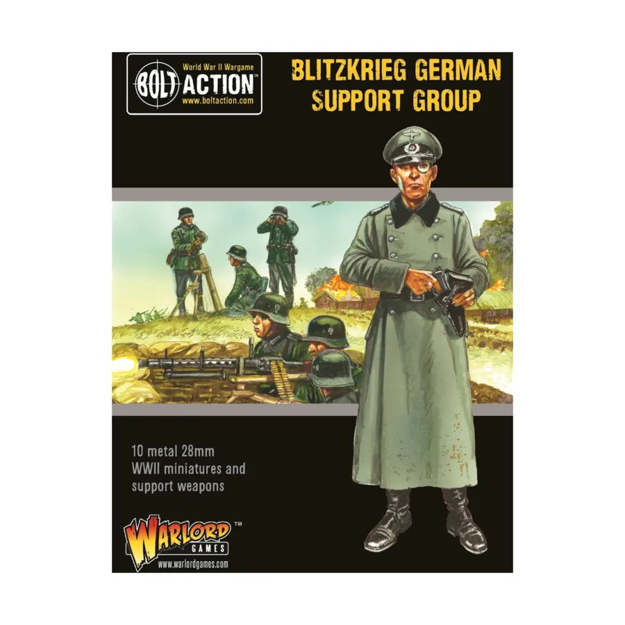 

Немецкая группа поддержки «Блицкриг», Bolt Action - German - Blitzkrieg (28mm)