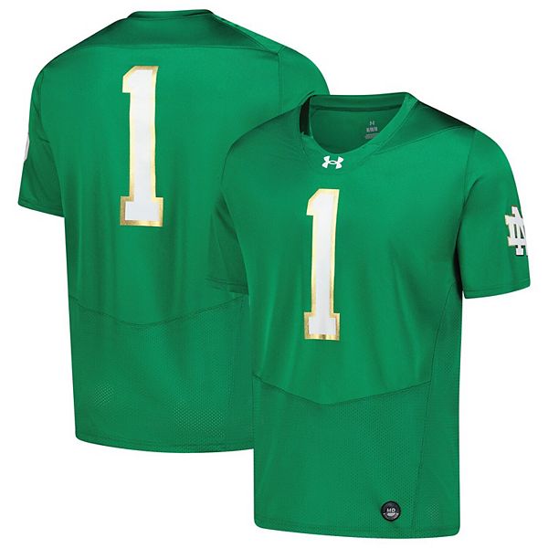 

Мужская зеленая футболка Notre Dame Fighting Irish Under Armour