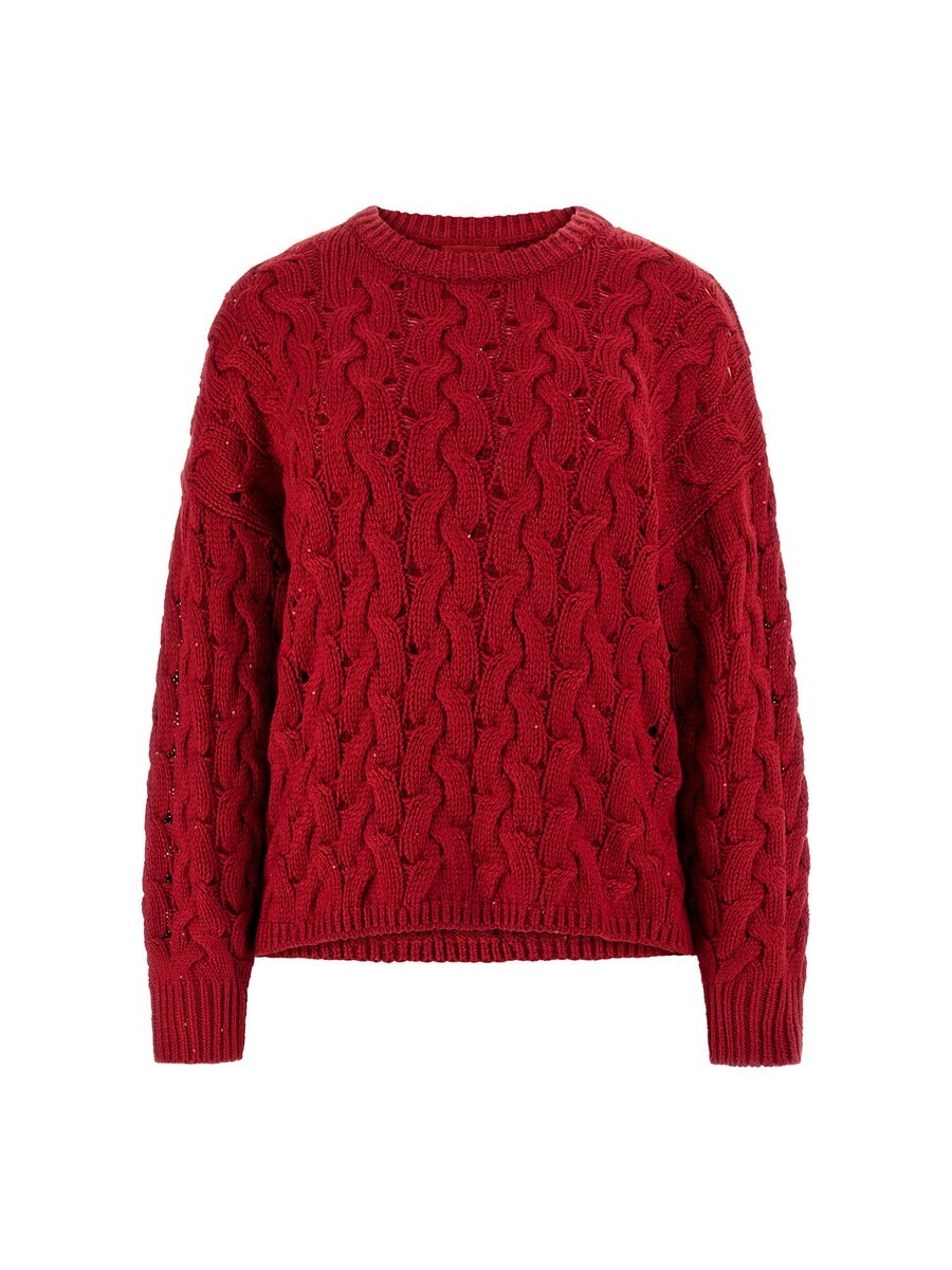 

Тонкий вязаный свитер GUESS Sweater, темно-красный