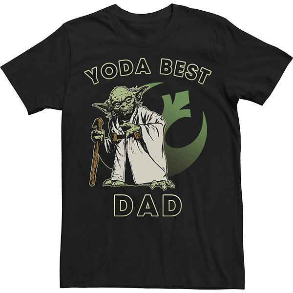 

Футболка Big & Tall Star Wars Yoda Best Dad Rebel Logo Licensed Character