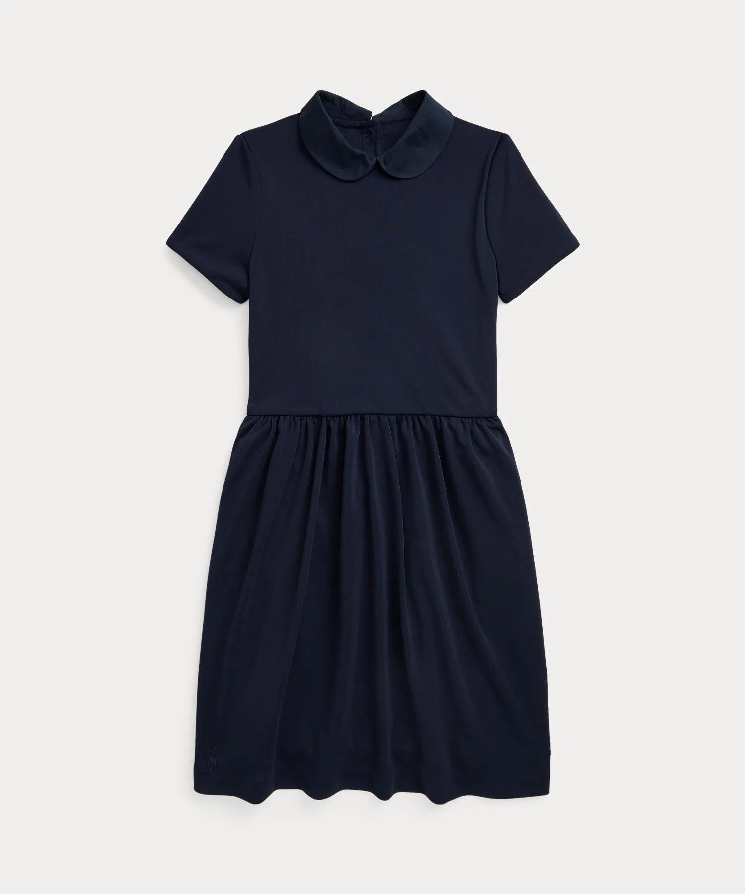 Детское платье POLO RALPH LAUREN CHILDRENSWEAR с коротким рукавом и воротником Питер Пэн