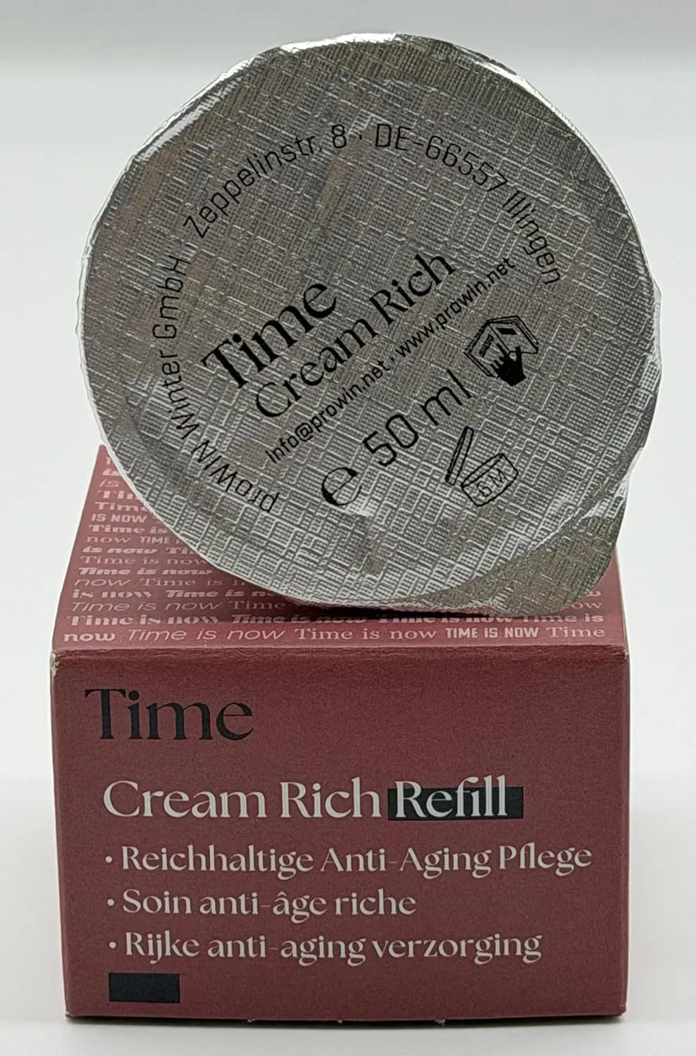 Крем для лица — Наполнитель для крема «TIME Cream Rich» от proWIN Generisch, 50 мл