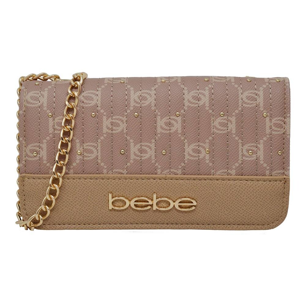 

Сумка через плечо bebe Cinzia с монограммой и принтом Bebe, цвет Almond