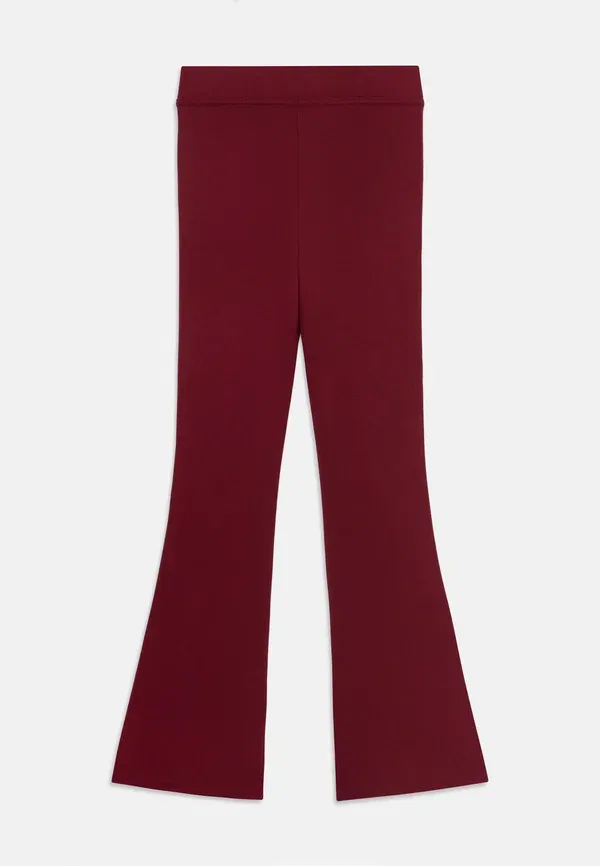 Леггинсы Kmgpaige life piping flared leggings trousers Only Mini, цвет каберне — фото 3