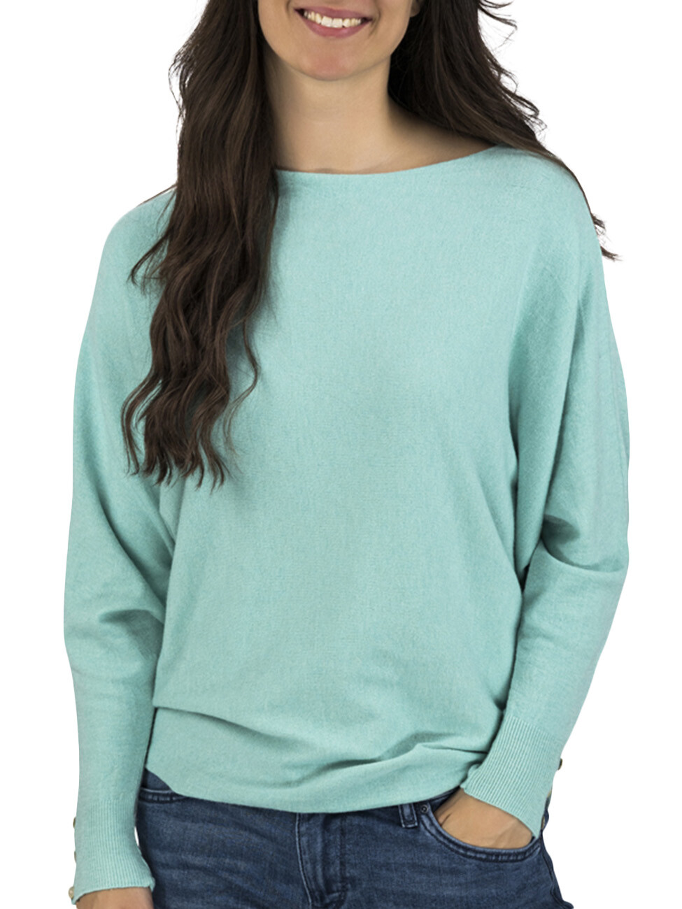 

Свитер DENIMFY Strick DFGreta, бирюзовый