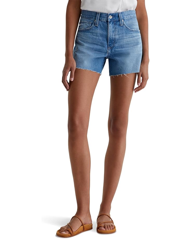 

Шорты AG Jeans Halle High Rise Relaxed Shorts, цвет Flashback