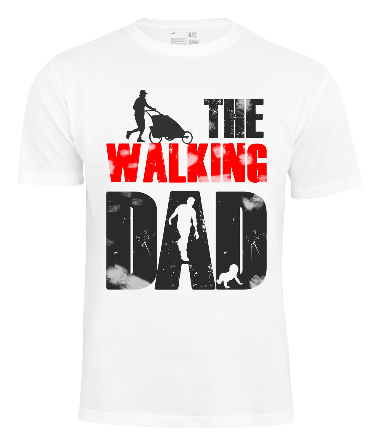 

Футболка Cotton Prime Fun THE WALKING DAD, белый