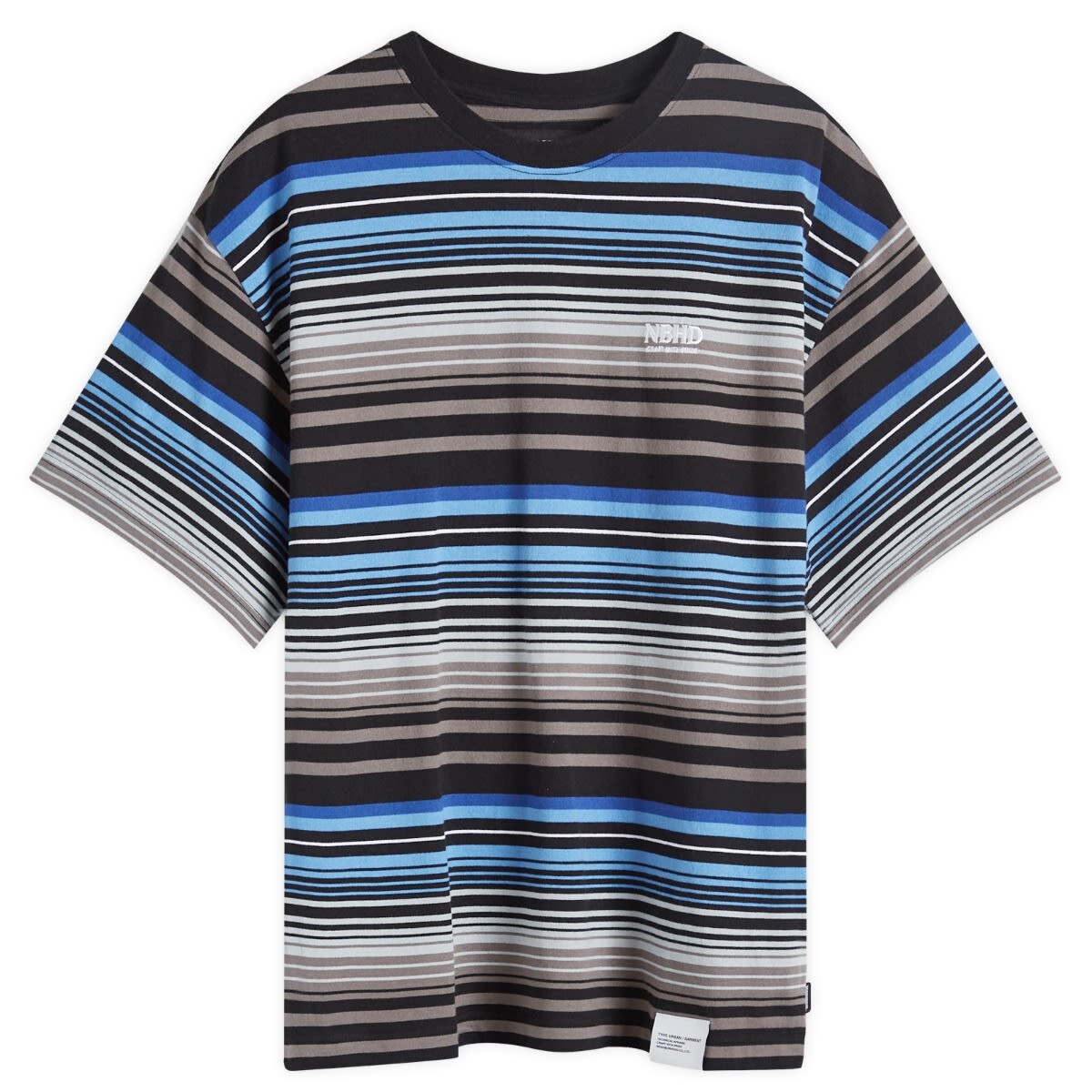 

Футболка Neighborhood Stripe Crew Neck T-Shirt, синий