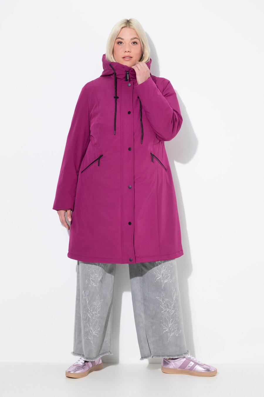 

ULLA POPKEN Женская функциональная куртка HYPRAR водоотталкивающая с контрастной подкладкой