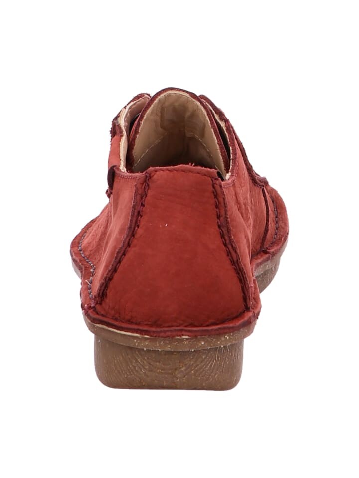 Элегантные туфли на шнуровке Clarks Komfort, красный — фото 4