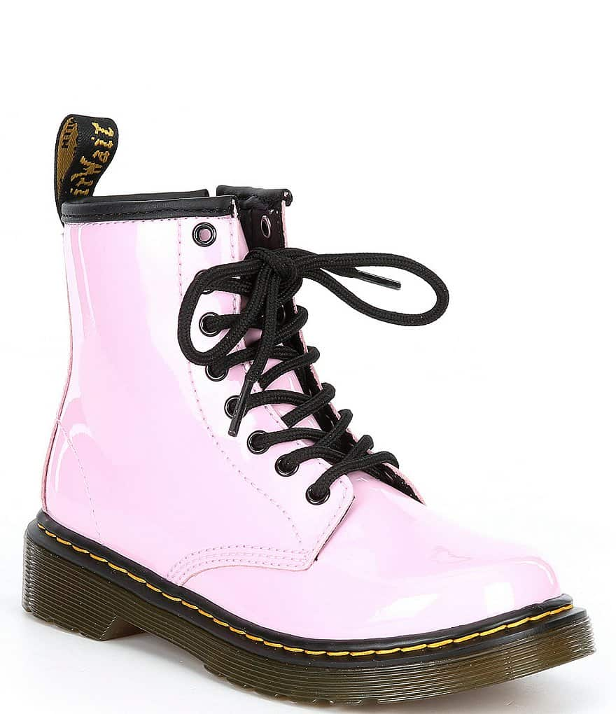 

Martens Girls' 1460 Лакированные Ботинки (Молодежь) Dr. Martens, розовый