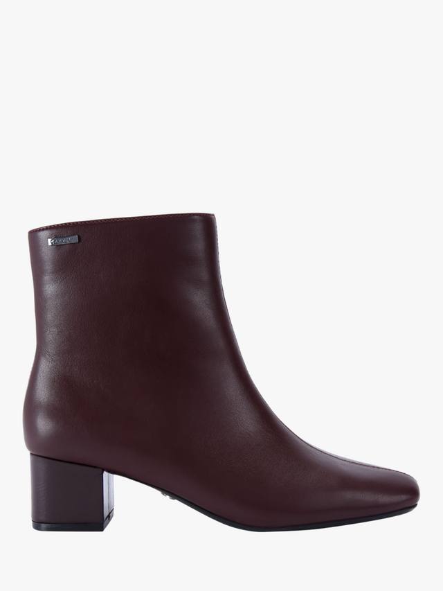 Ботильоны на блочном каблуке cleo Carvela, цвет Red Wine