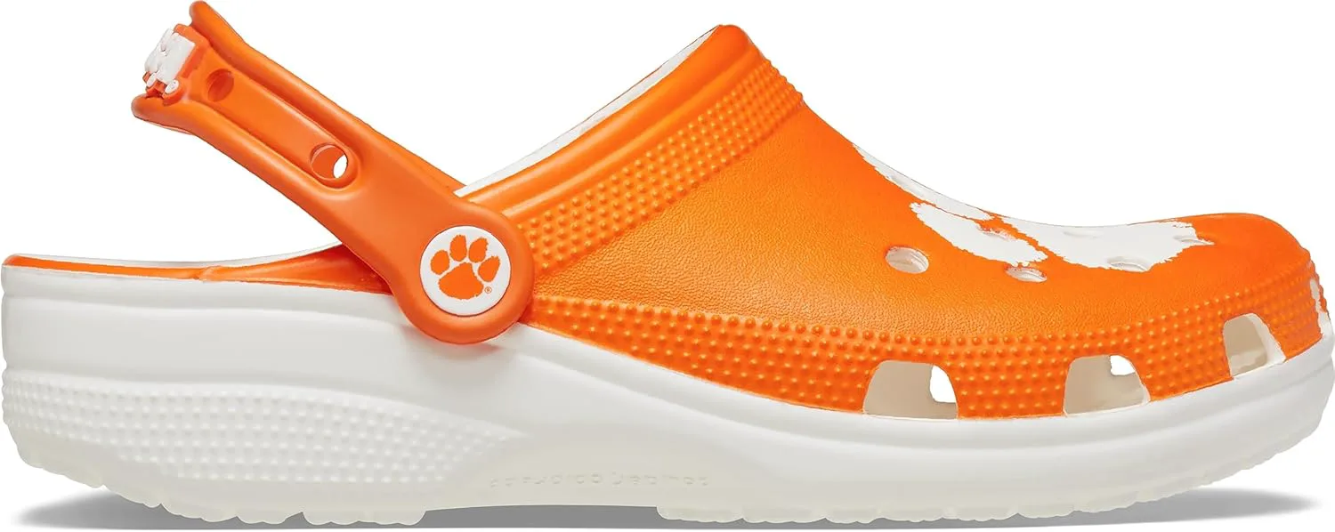 Кроксы унисекс для взрослых Classic Collegiate, подарки Clemson, Clemson Tigers, подарки для футбола Crocs — фото 3