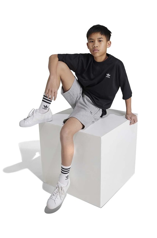 

Детская хлопковая футболка Tee Adidas Originals, черный