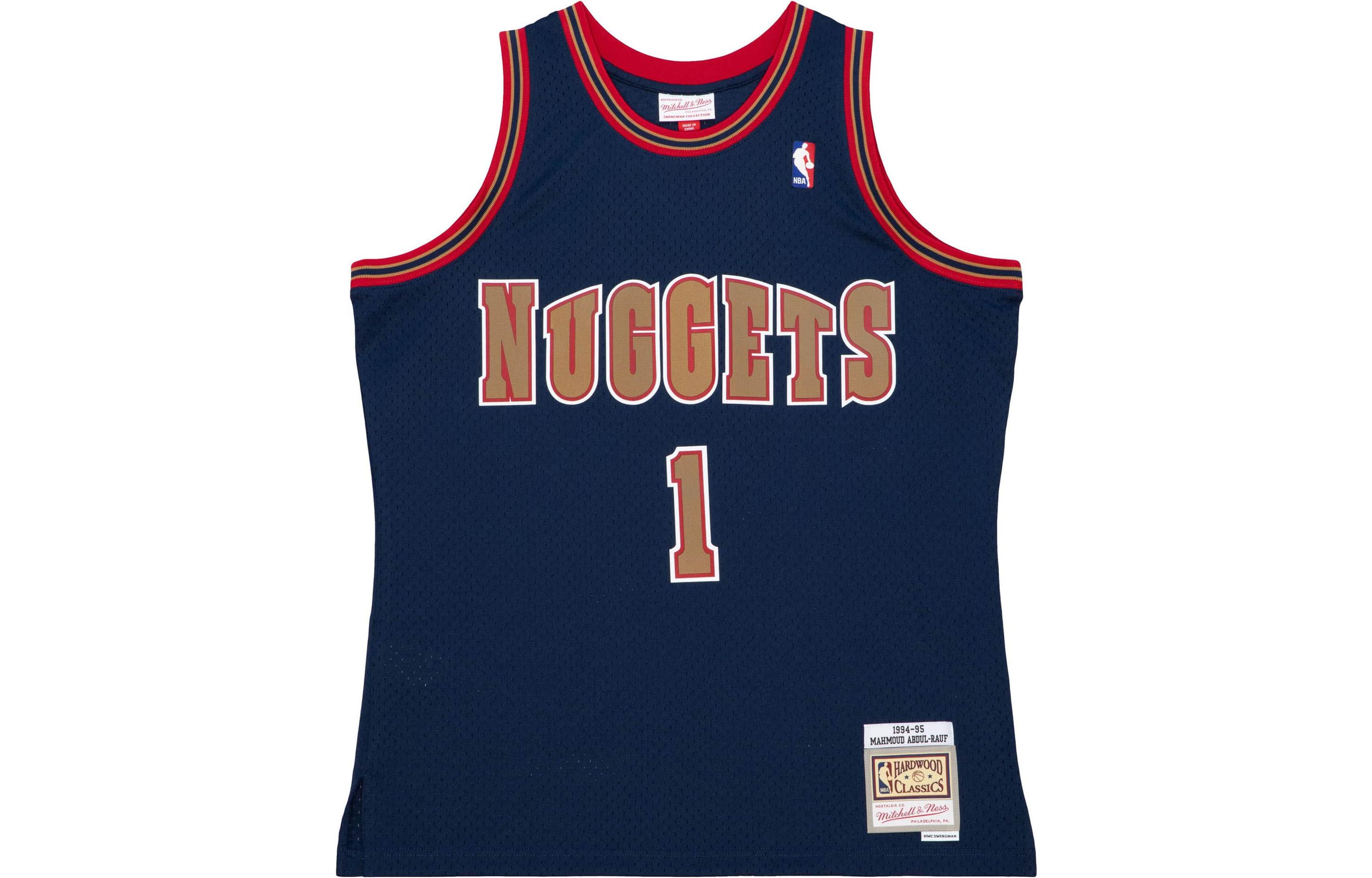 

Майка Mitchell & Ness NBA Dark 'Nuggets 1994 Mahmoud Abdul Rauf' Mitchell Ness, синяя