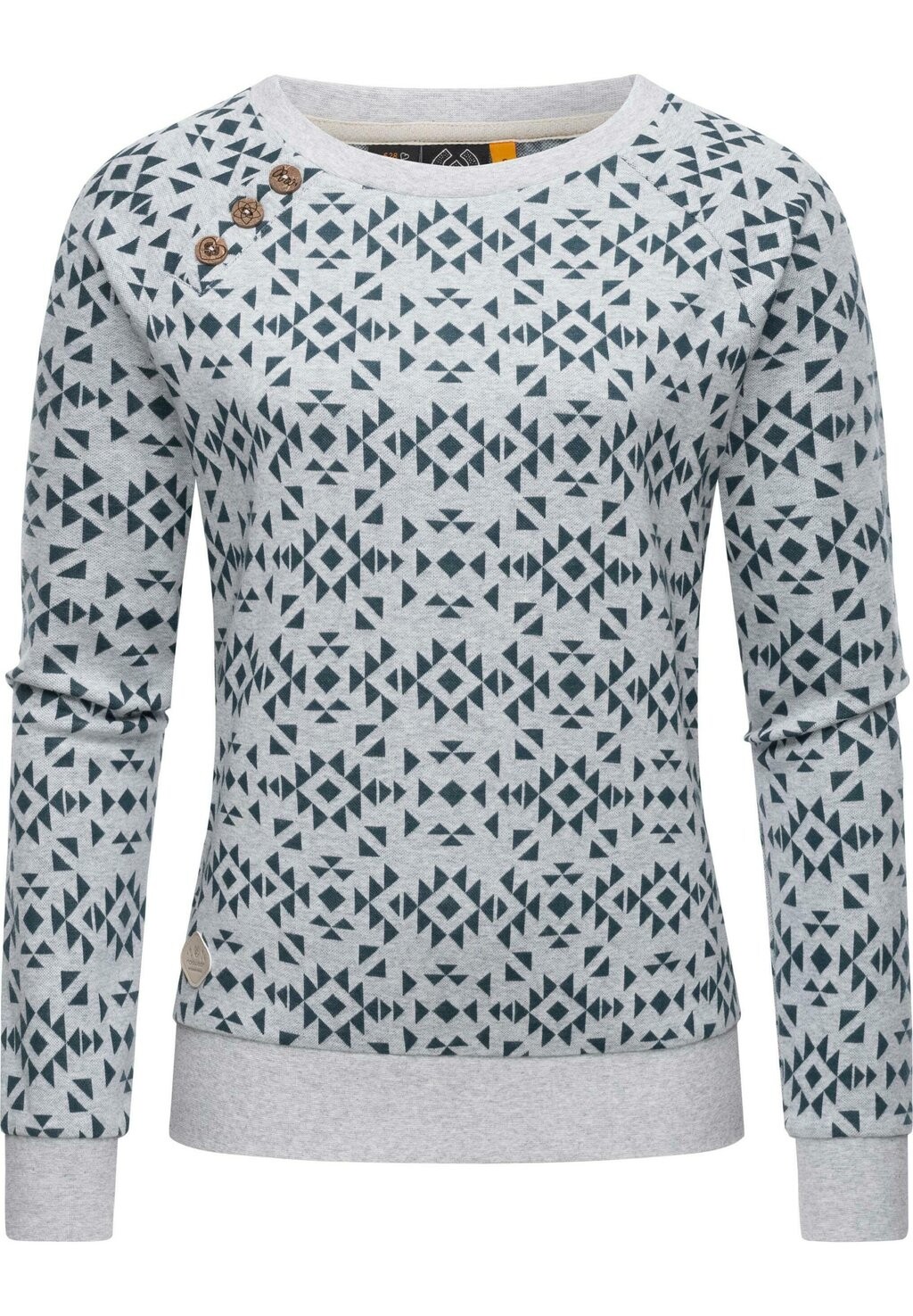 

Толстовка RUNDHALS DARRIA AZTEC Ragwear, светло-серый