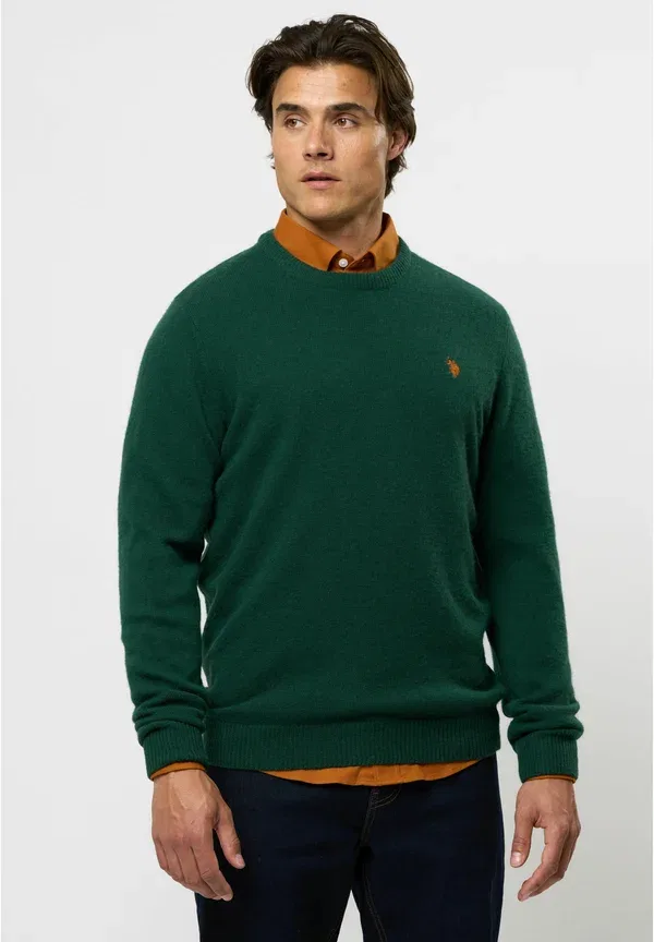 Джемпер Umketil U.S. Polo Assn., тропический лес меланж