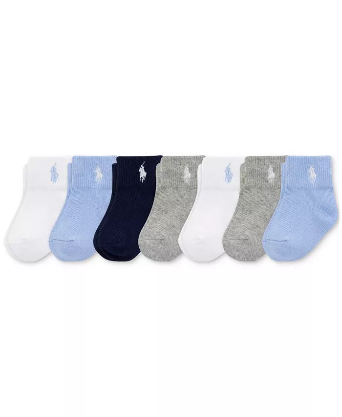 

Носки Polo Baby Essential для мальчиков, упаковка из 7 шт Polo Ralph Lauren, синий