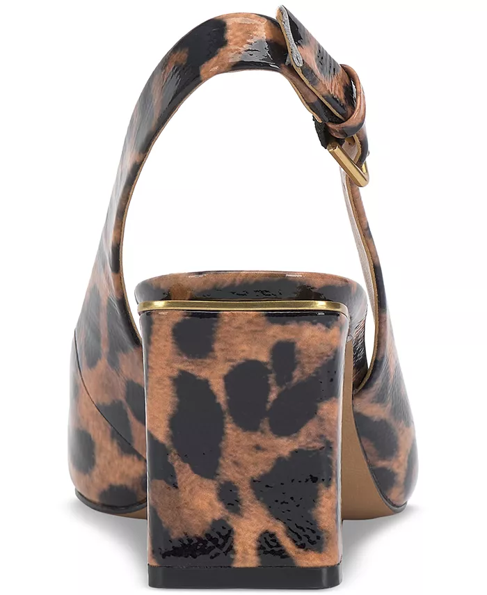 Патентованные туфли-лодочки Hamden-B Slingback Vince Camuto, слоновая кость/кремовый — фото 3
