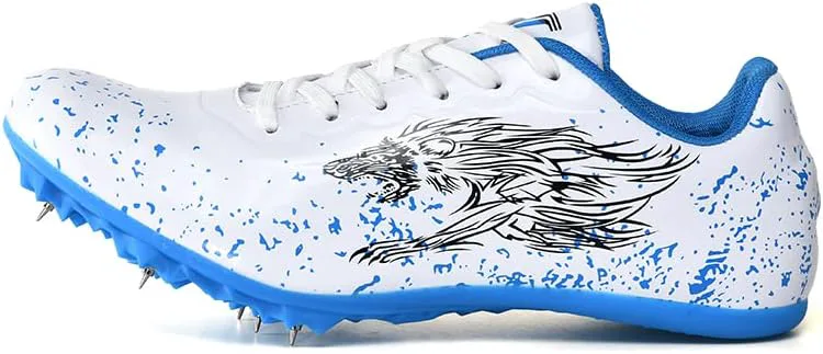 

Легкая атлетика Шиповая обувь из сетки Дышащие легкие прочные кроссовки Легкие кроссовки для мальчиков и мужчин TauLene, белый