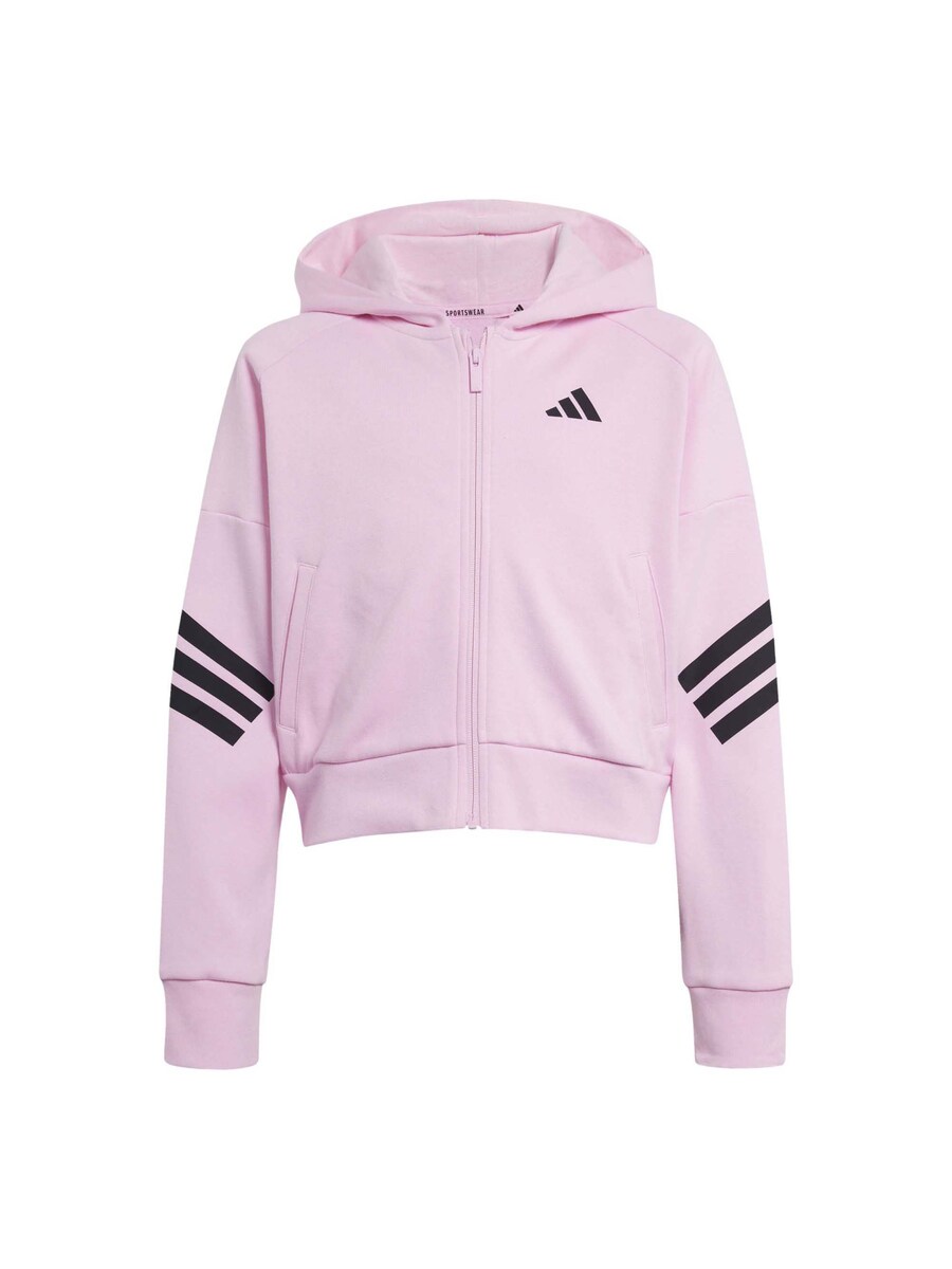 

Спортивная толстовка с капюшоном на молнии ADIDAS SPORTSWEAR, розовый