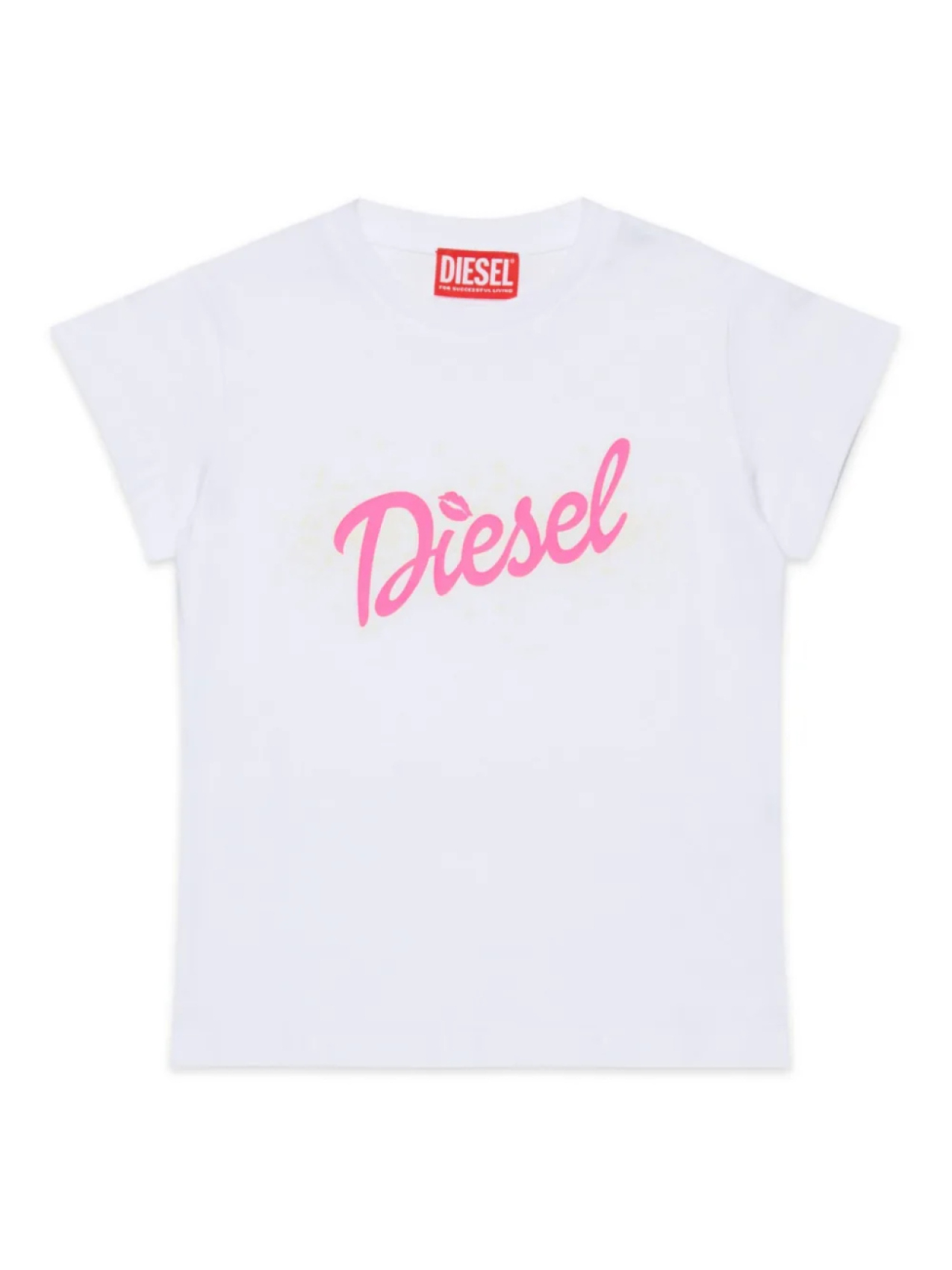 

Diesel Kids футболка с логотипом, белый