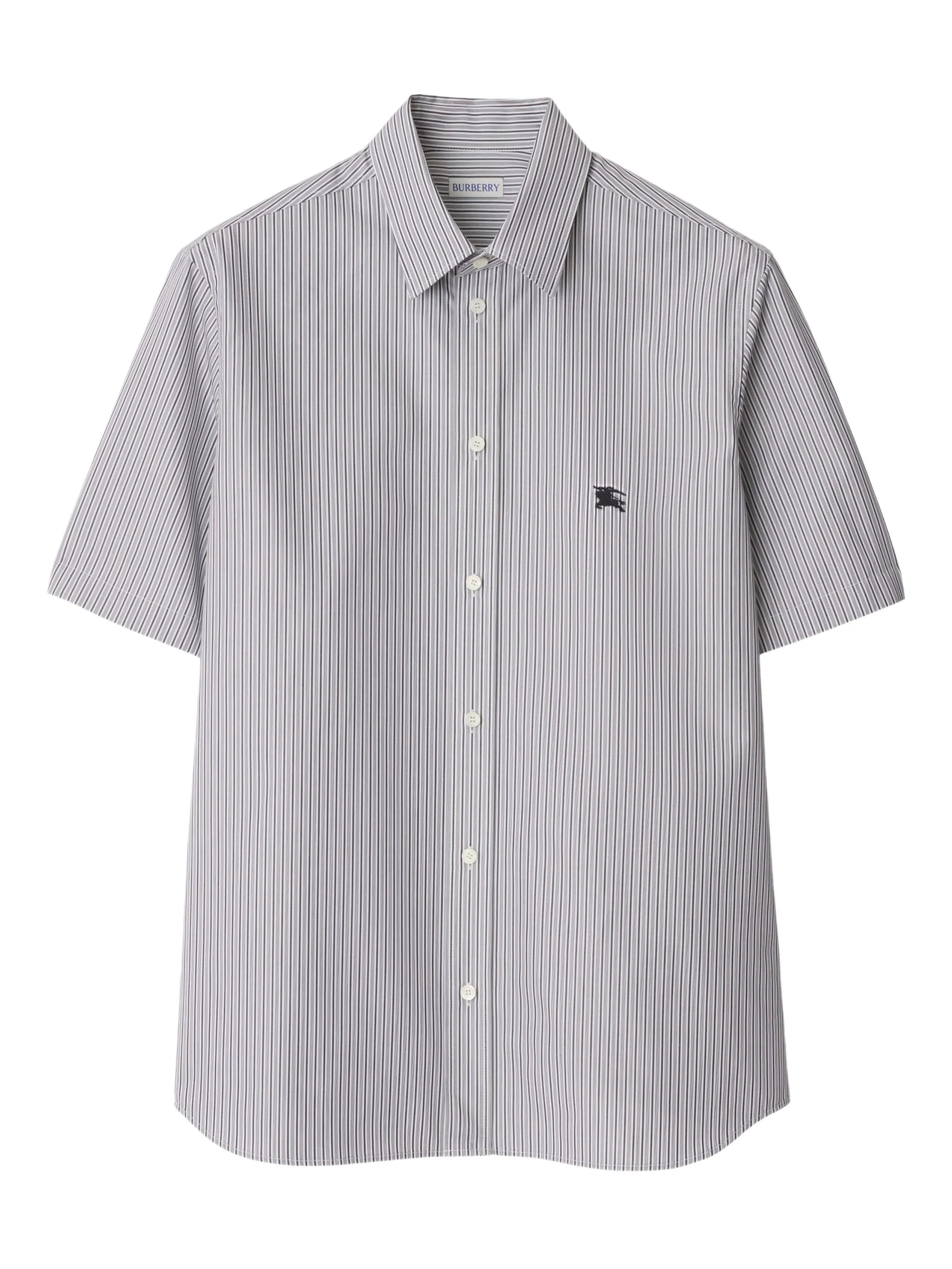 

Рубашка в полоску Burberry, черный