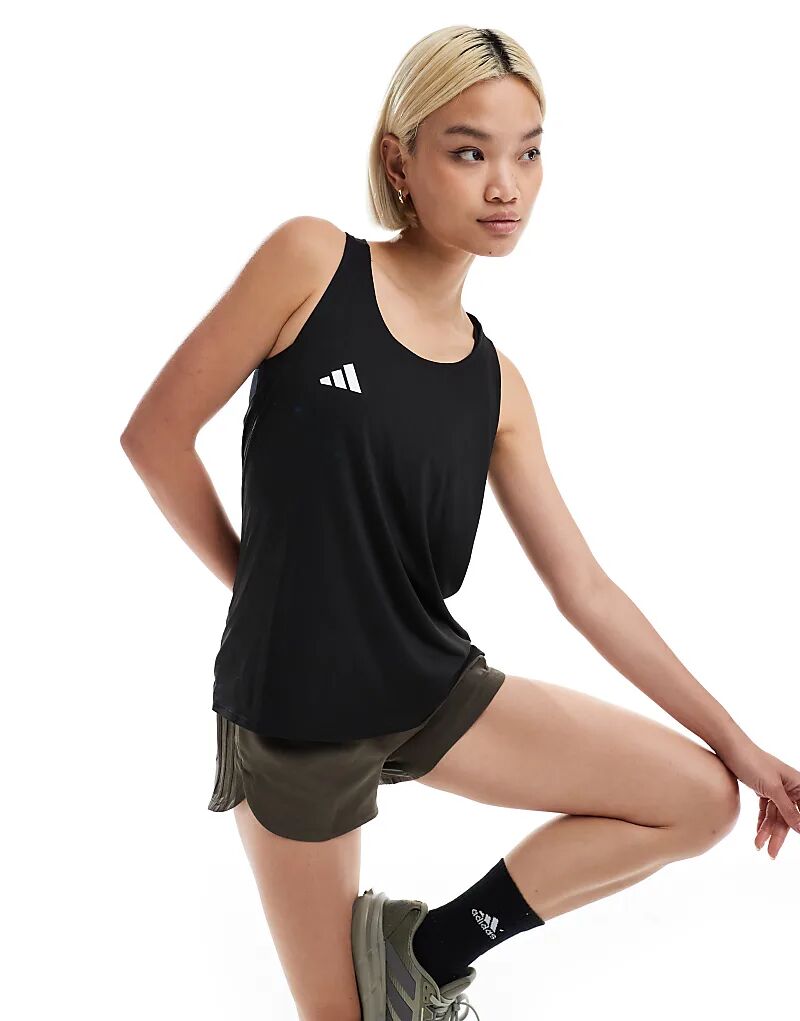

Топ adidas Running Adizero черного цвета adidas performance