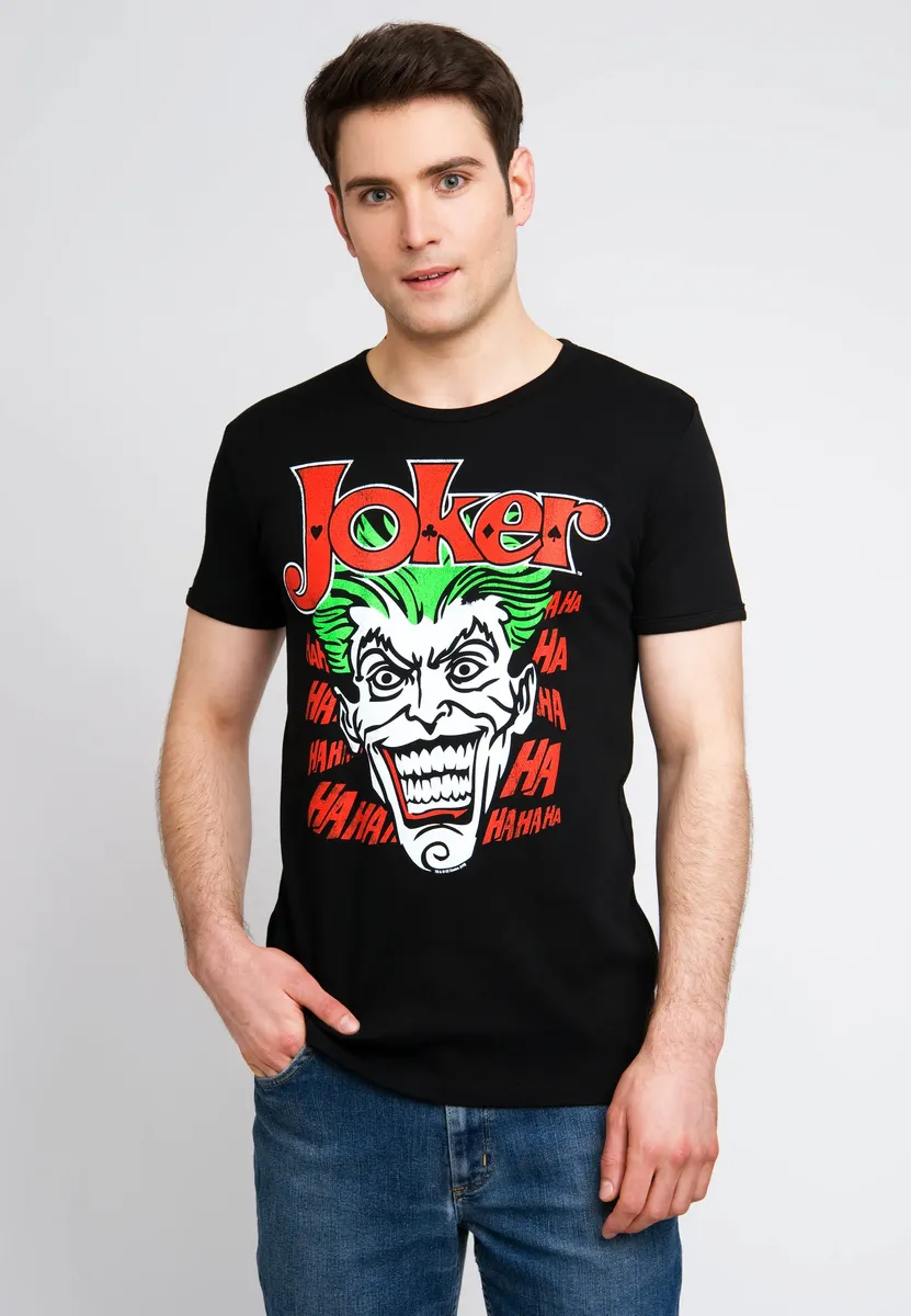 

Футболка Logoshirt "DC Comics", с лицензионным оригинальным дизайном, черный