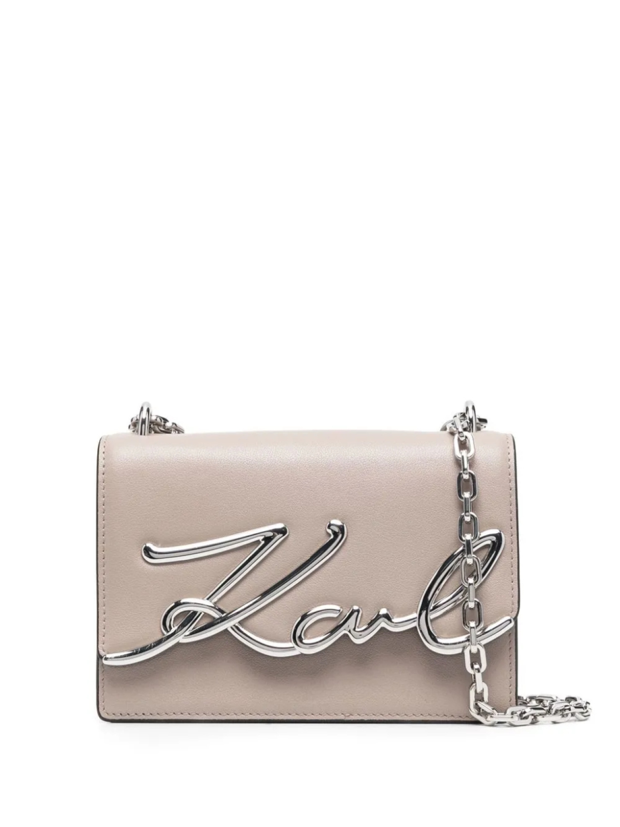 

Маленькая сумка через плечо K/Signature Karl Lagerfeld, серый