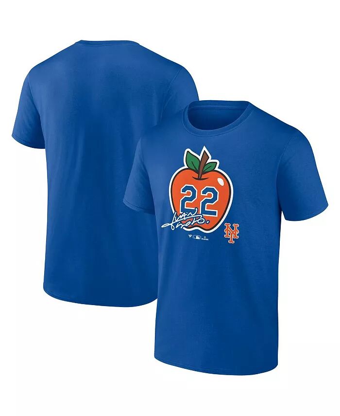 

Мужская футболка с номером игрока Juan Soto Royal New York Mets Fanatics