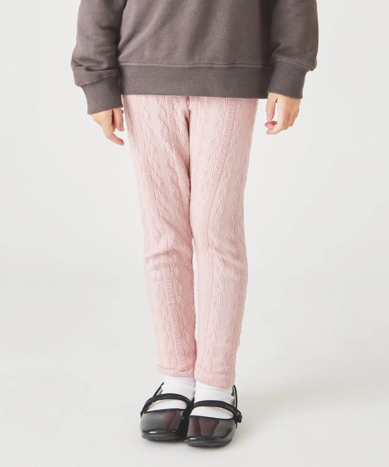 Леггинсы джаккардовые трикотажные ever closet розовые