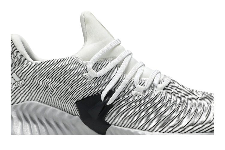 Кроссовки Adidas AlphaBounce Instinct 'Cloud White Grey Two', белый — фото 2