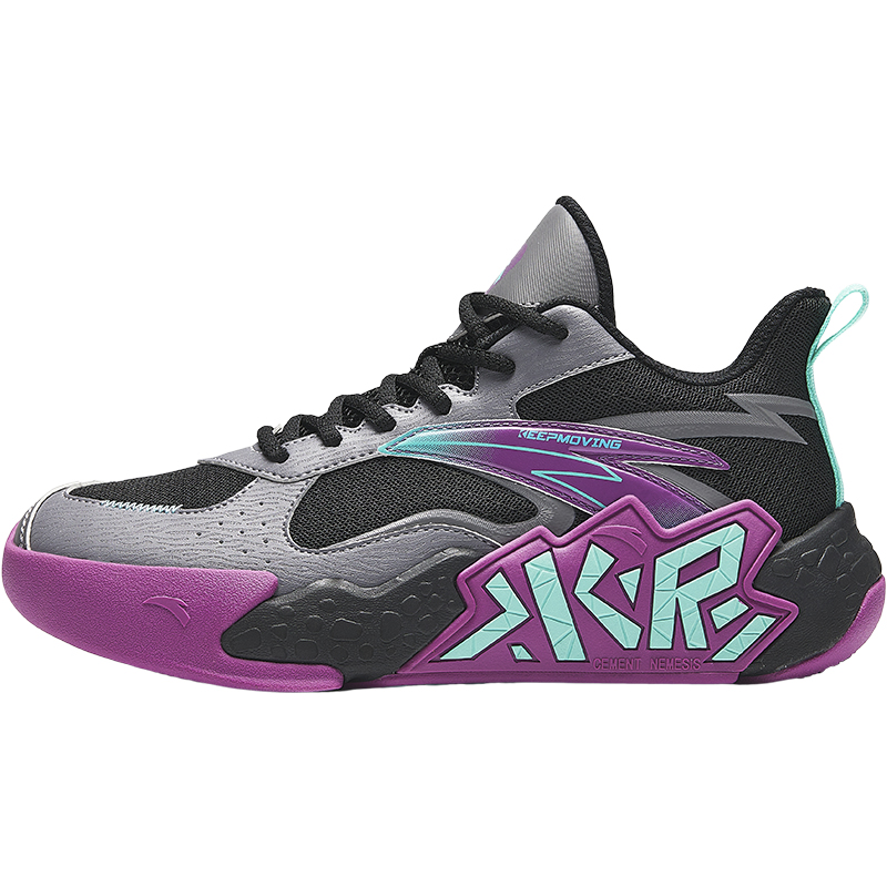 

Детские баскетбольные кроссовки Cement Busters унисекс Antakids, черный/серый