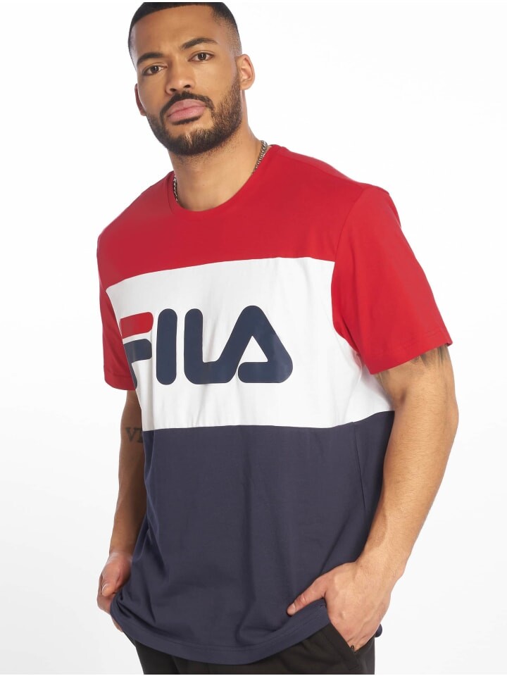 

Футболка Fila, цвет black iris/true red/bright white