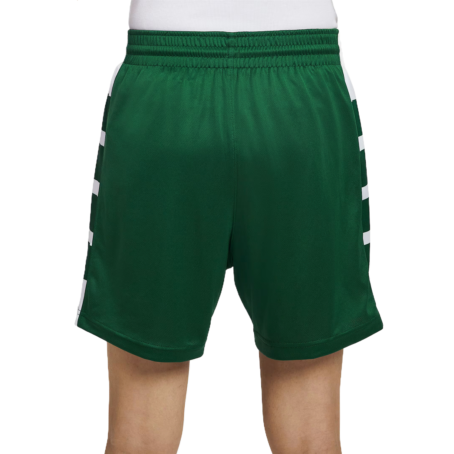 Nike Женские спортивные шорты Dri Fit темно-зеленые — фото 2